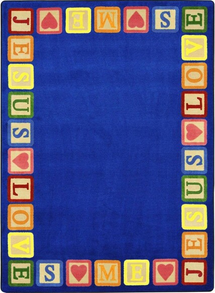 Joy Carpets Kid Essentials Blocks of Love Multi